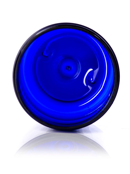 32 oz Cobalt Blue PET Plastic Single Wall Jar – J115B