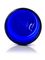 32 oz cobalt blue PET plastic single wall jar with 89-400 neck finish
