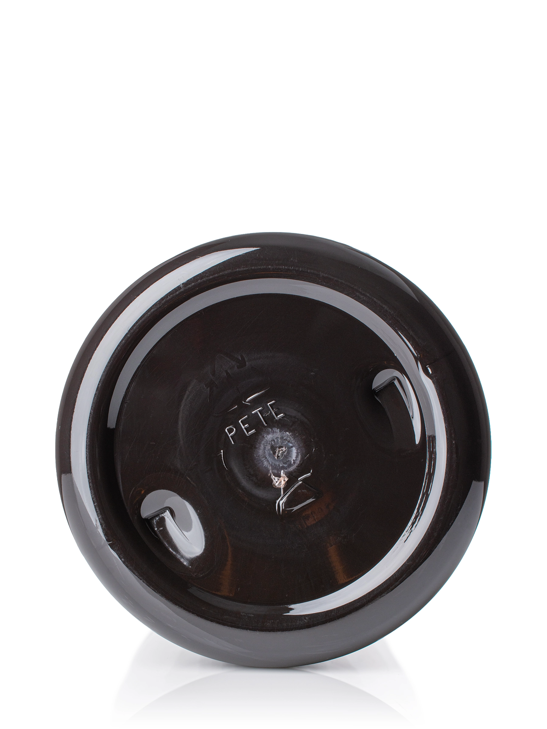 32 oz Dark Amber PET Plastic Single Wall Jar – J115DA