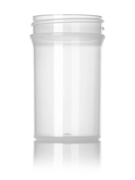 2 oz Natural-Colored PP Plastic Single Wall Jar – J117