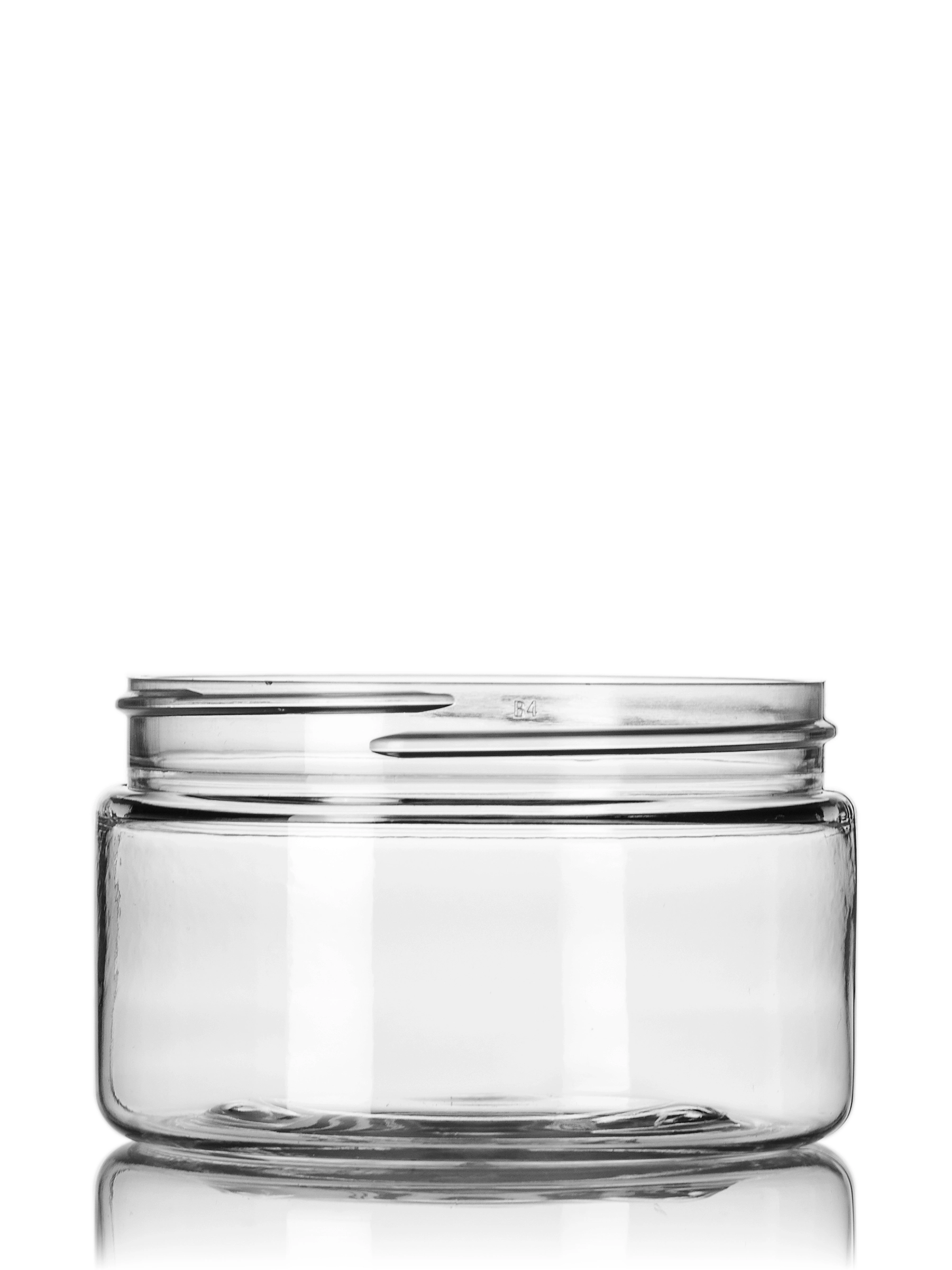 4 oz Clear PET Plastic Single Wall Jar – J139CL
