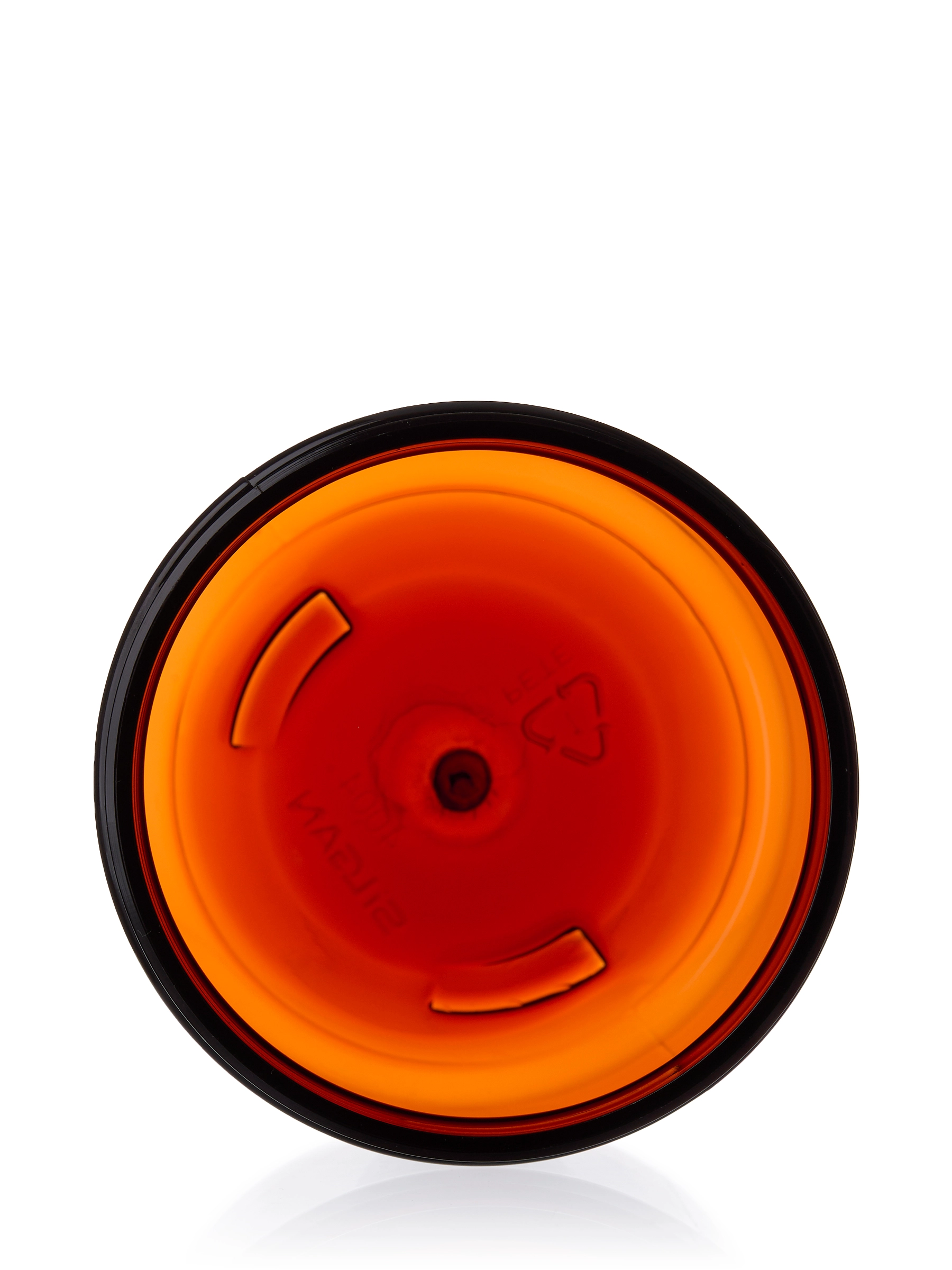 6 oz Amber PET Plastic Single Wall Jar – J143AM