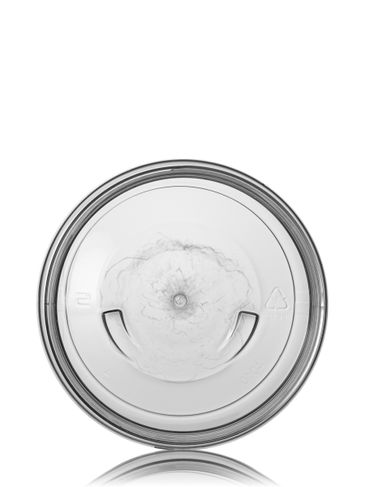 8 oz clear PET plastic single wall jar with 89-400 neck finish