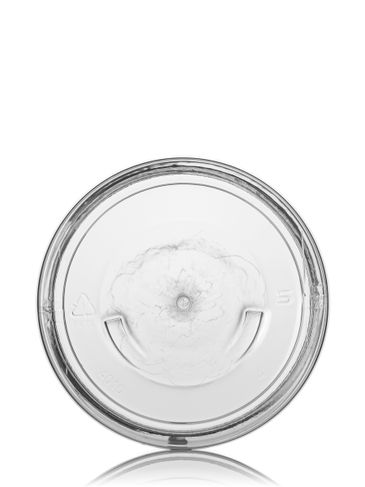 8 oz clear PET plastic single wall jar with 89-400 neck finish