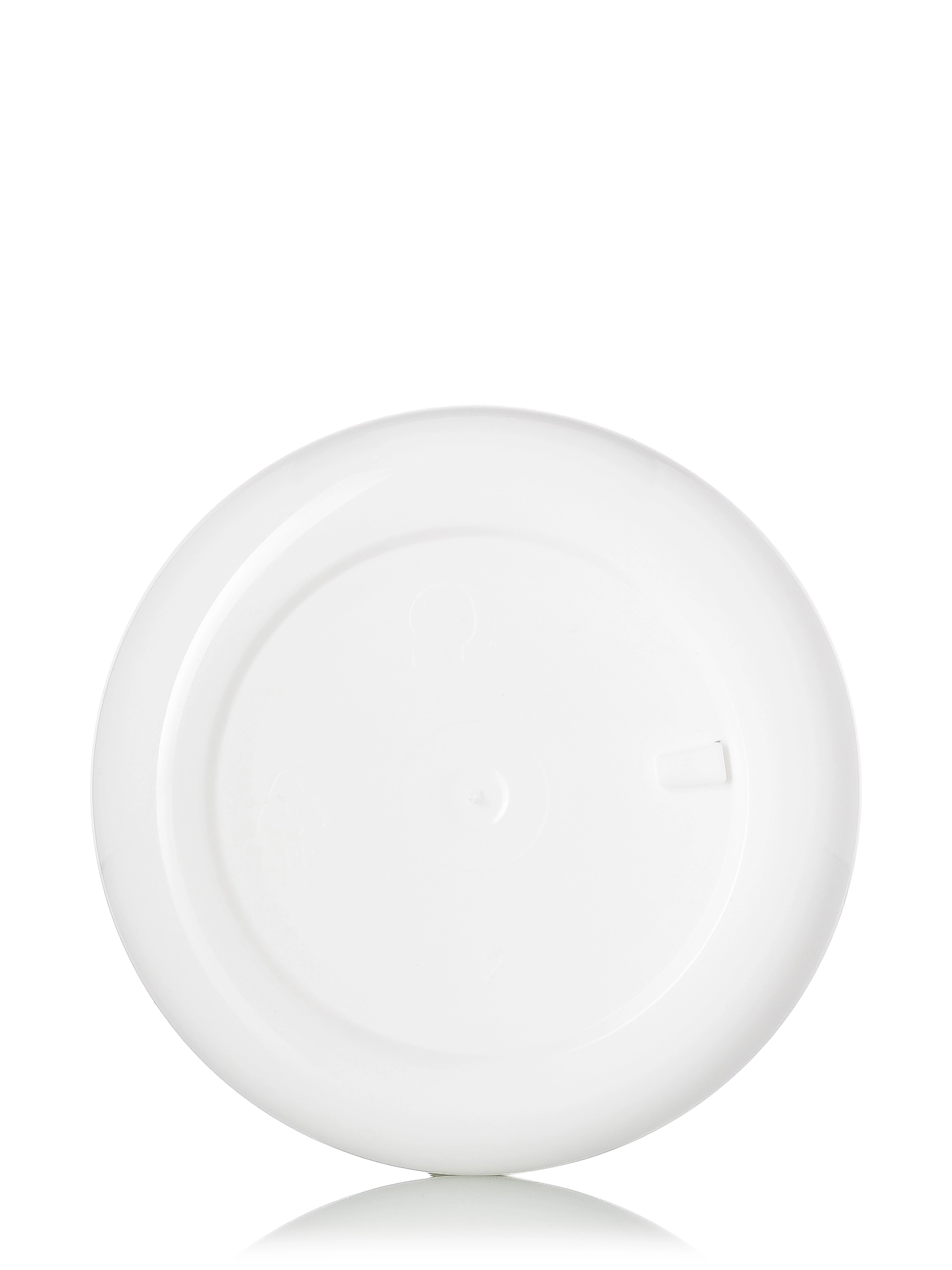 2 oz White PP Plastic Double Wall Round Base Jar – J150WH