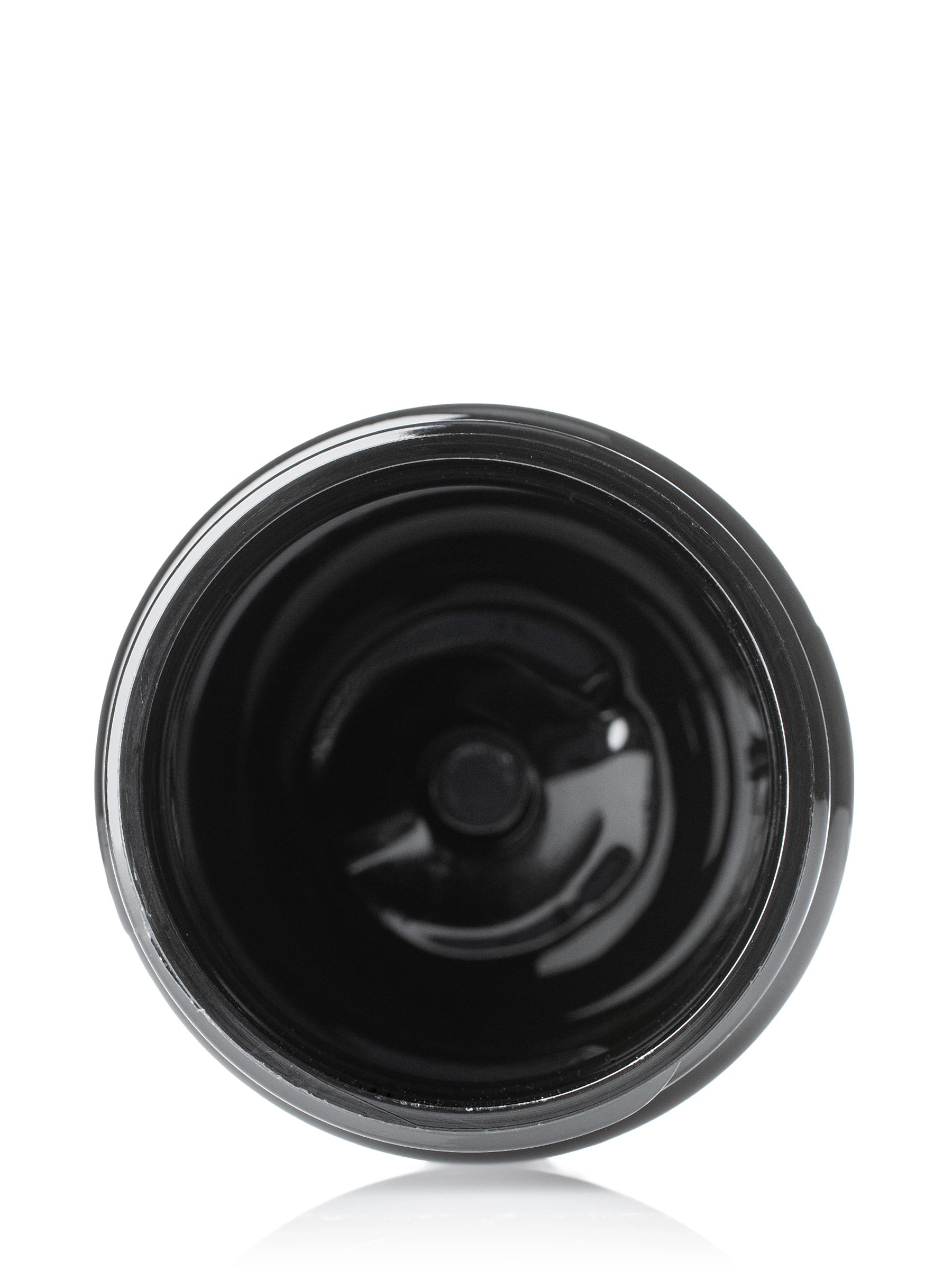 1 oz Black PET Plastic Single Wall Jar – J156BK