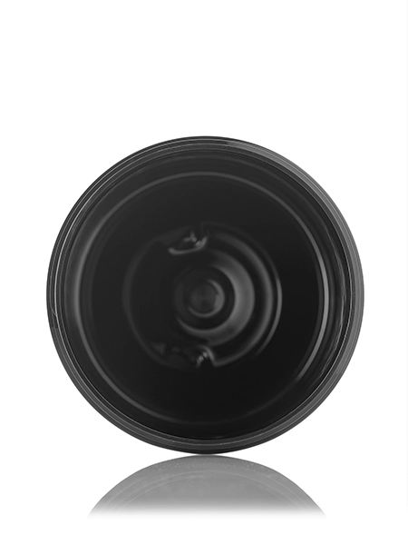 25 oz Black PET Plastic Single Wall Canister Jar – J162BK