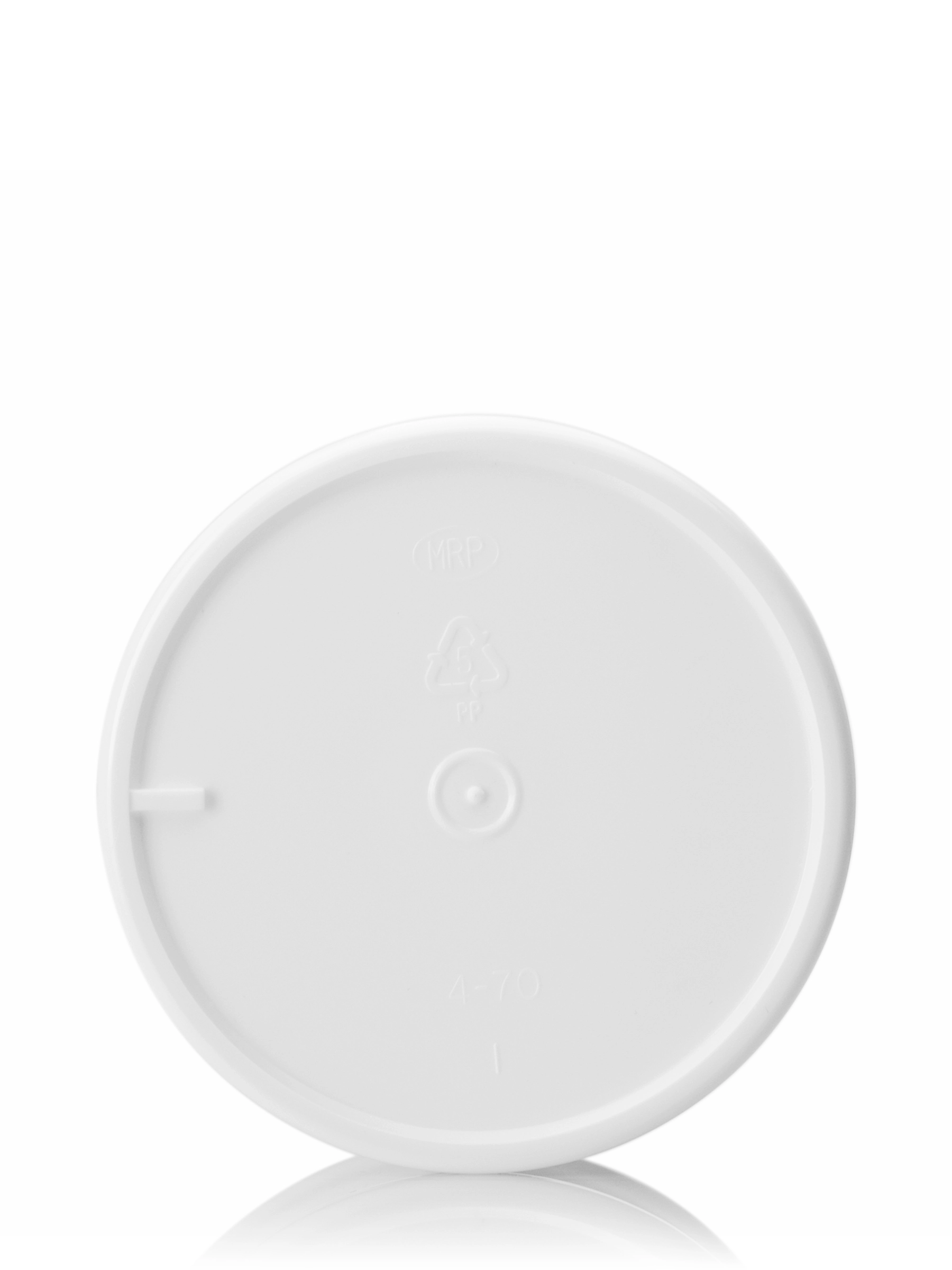 4 oz White PP Plastic Single Wall Jar – J190WH