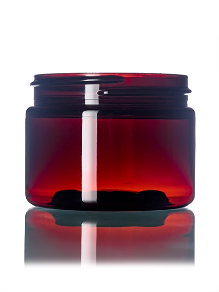 3 oz (100 Ml) Amber PET Plastic Single Wall Jar – J191AM