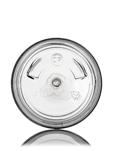 3 oz (100 mL) clear PET plastic single wall jar with 58-400 neck finish
