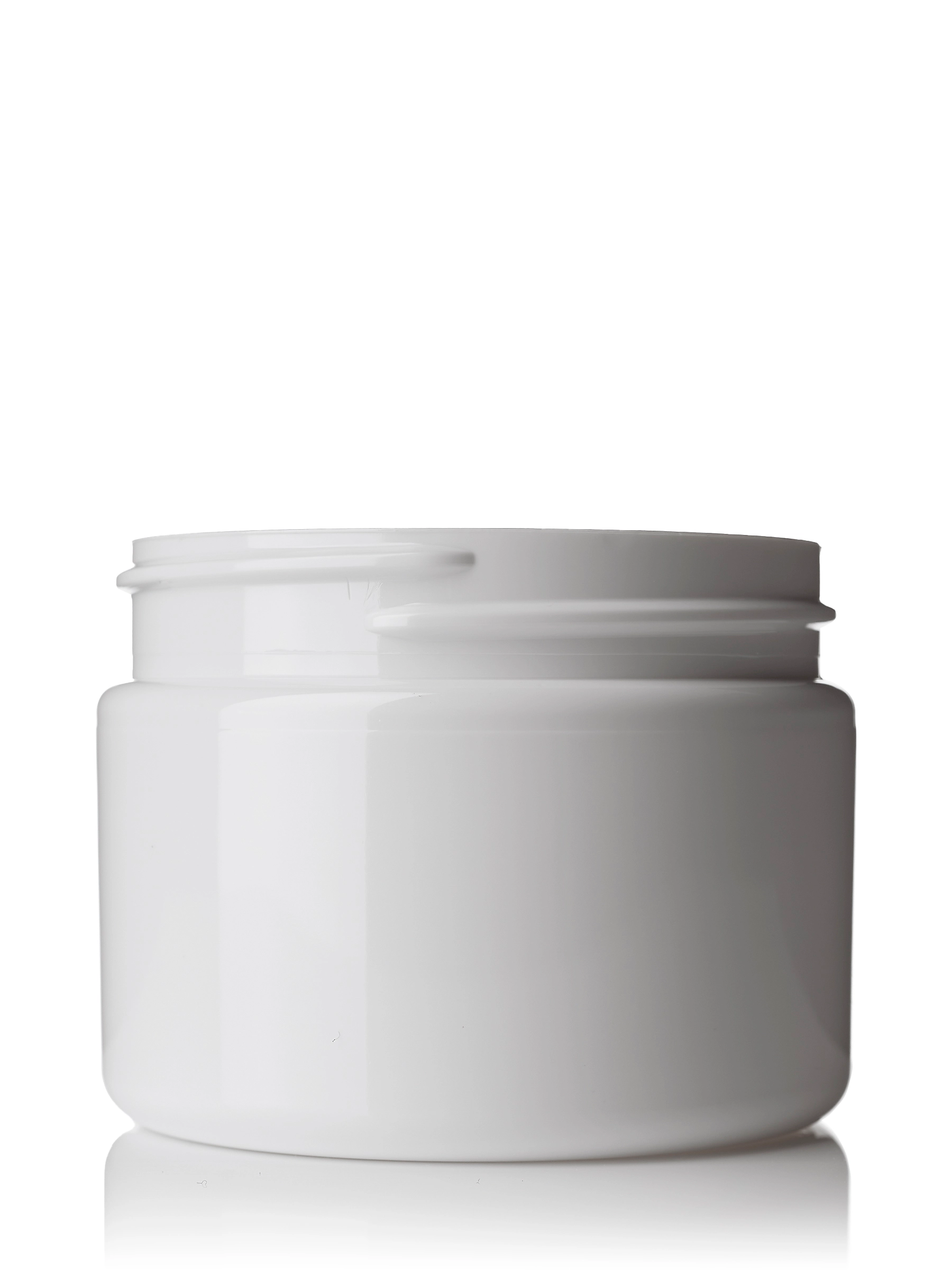3 oz (100 Ml) White PET Plastic Single Wall Jar – J191WH