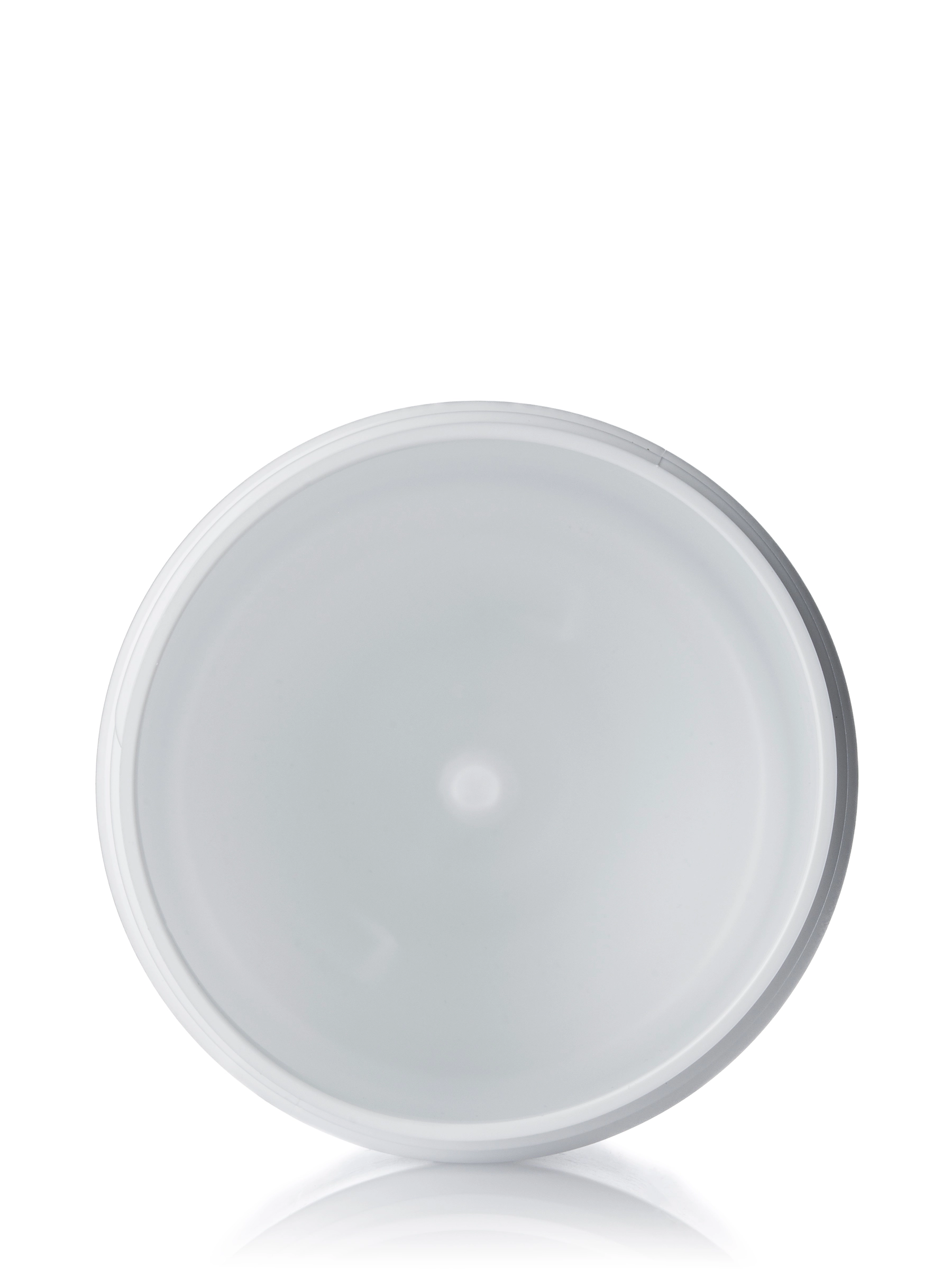 8 oz White HDPE Plastic Single Wall Jar – J224WH