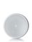 8 oz white HDPE plastic single wall jar with 70-400 neck finish