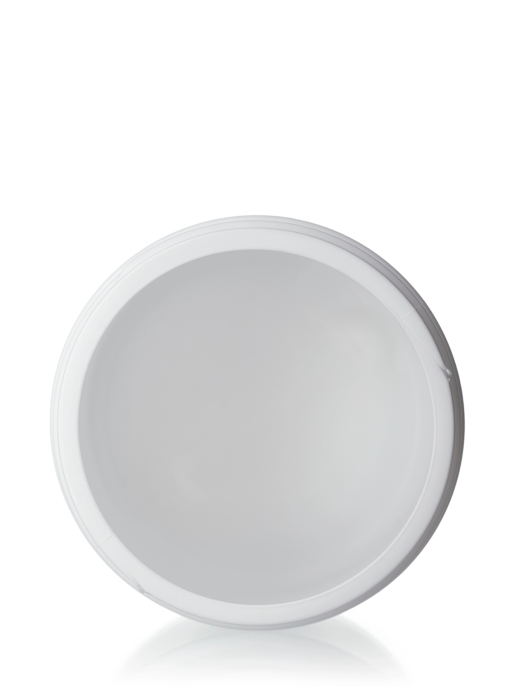6 oz White HDPE Plastic Single Wall Jar – J249WH