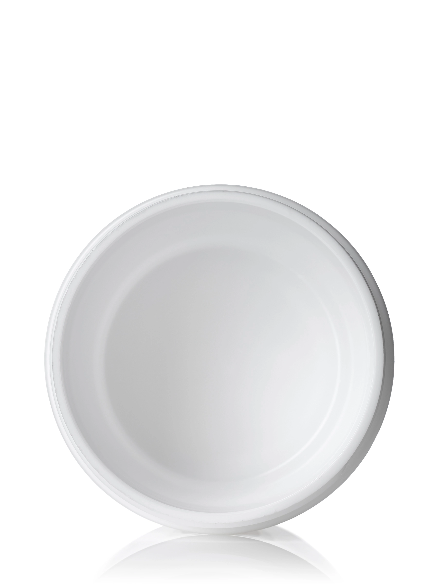 2 oz White PP Plastic Double Wall Straight Base Jar – J254WH