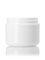 2 oz white PP plastic double wall round base jar with 58-400 neck finish