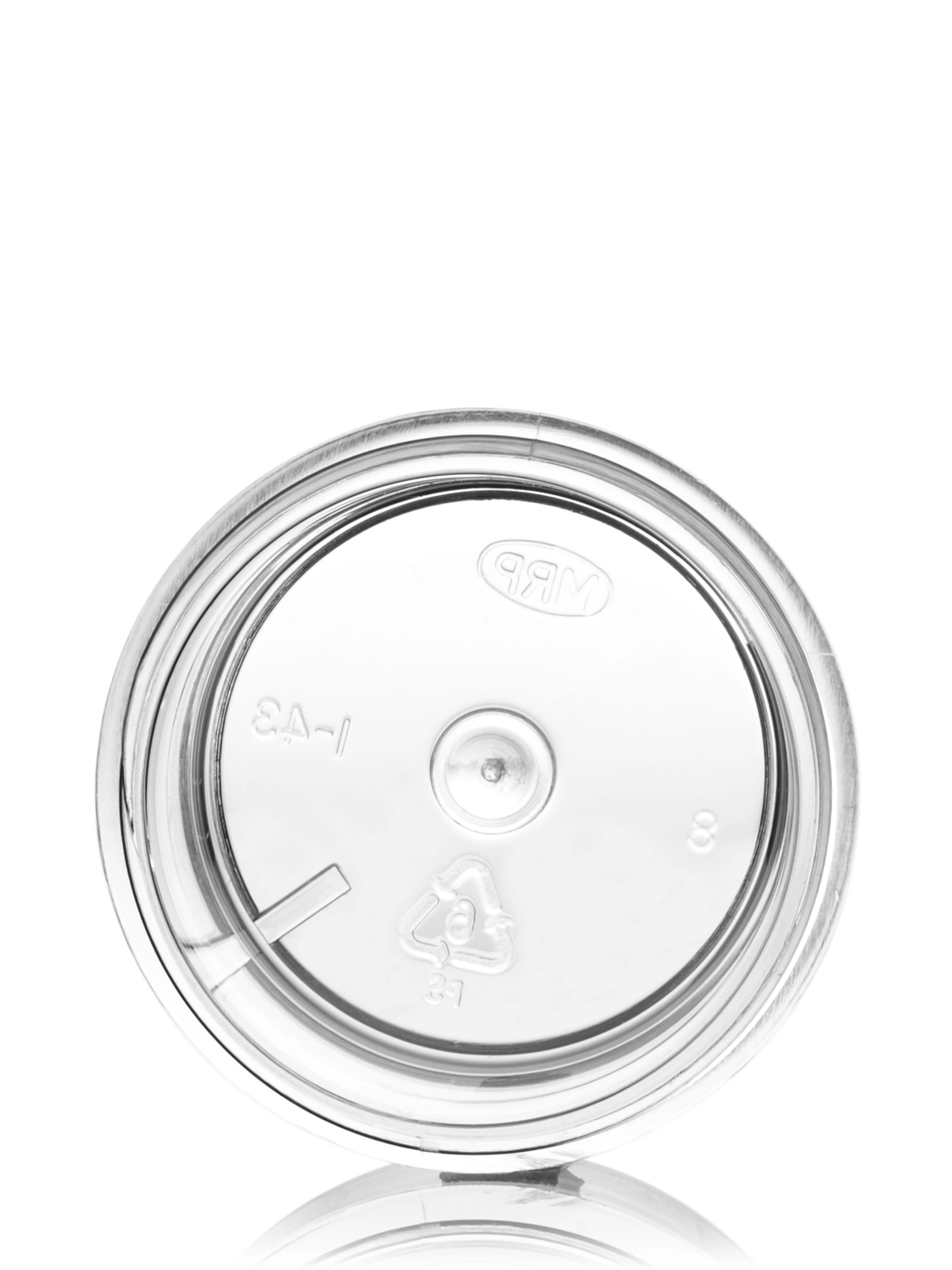 1 oz Clear PS Plastic Thick Wall Jar – J308CL