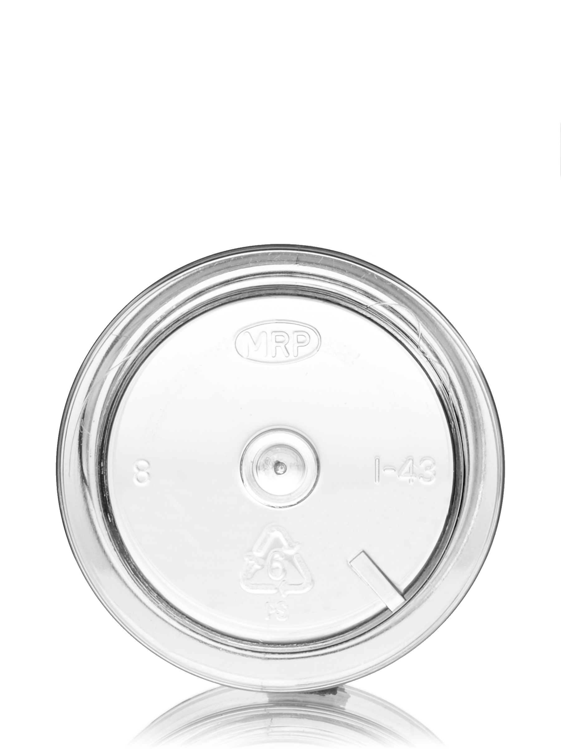 1 oz Clear PS Plastic Thick Wall Jar – J308CL