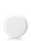 8 oz white PP plastic double wall round base jar with 89-400 neck finish