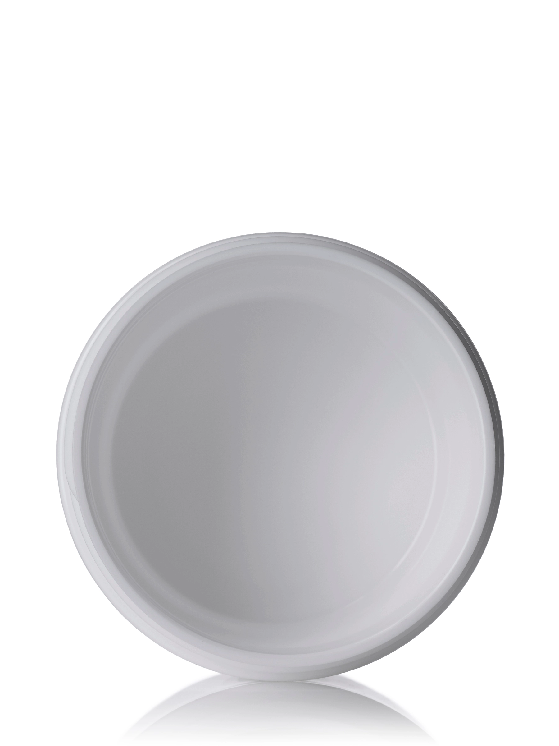 1 oz White PP Plastic Double Wall Round Base Jar – J313WH