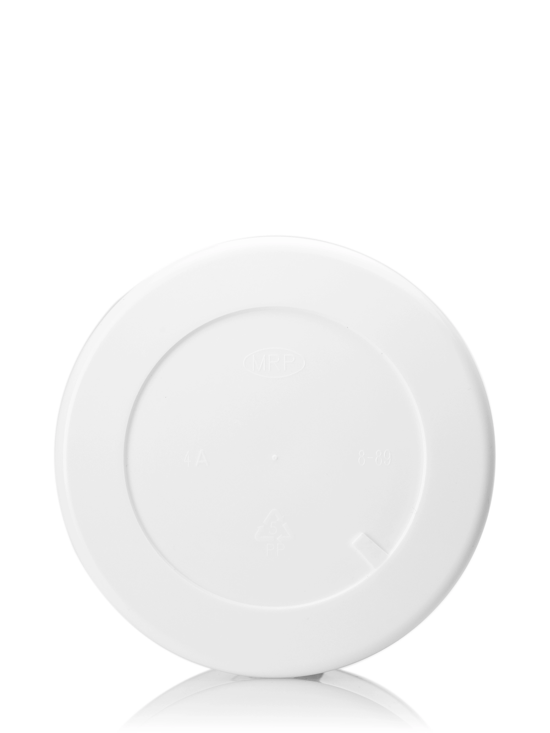 8 oz White PP Plastic Double Wall Straight Base Jar – J539WH