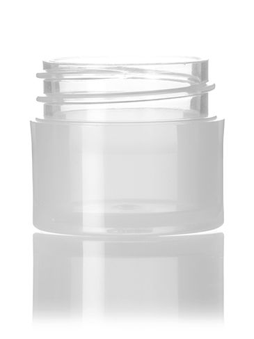 1/4 oz natural-colored PP plastic thick wall jar with 33-400 neck finish