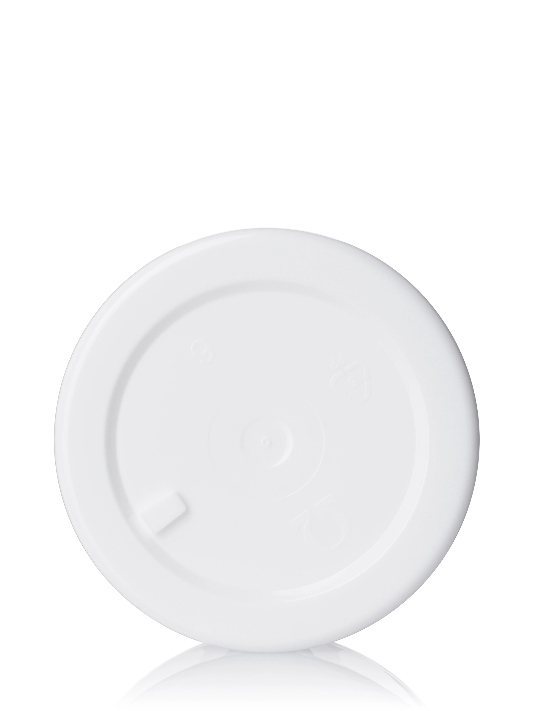 1/2 oz White PP Plastic Double Wall Straight Base Jar – J633WH