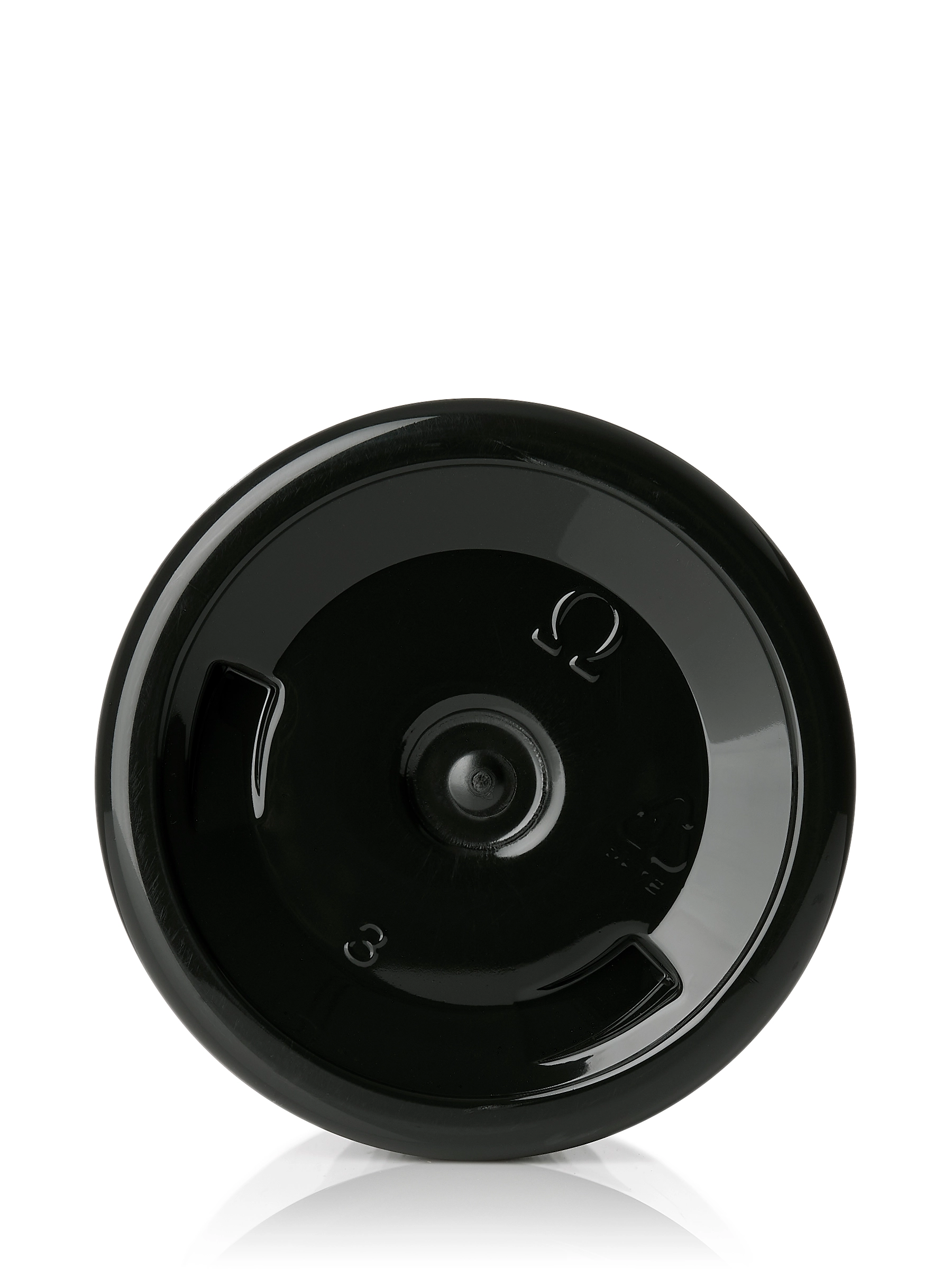 6 oz Black PET Plastic Single Wall Jar – J677BK