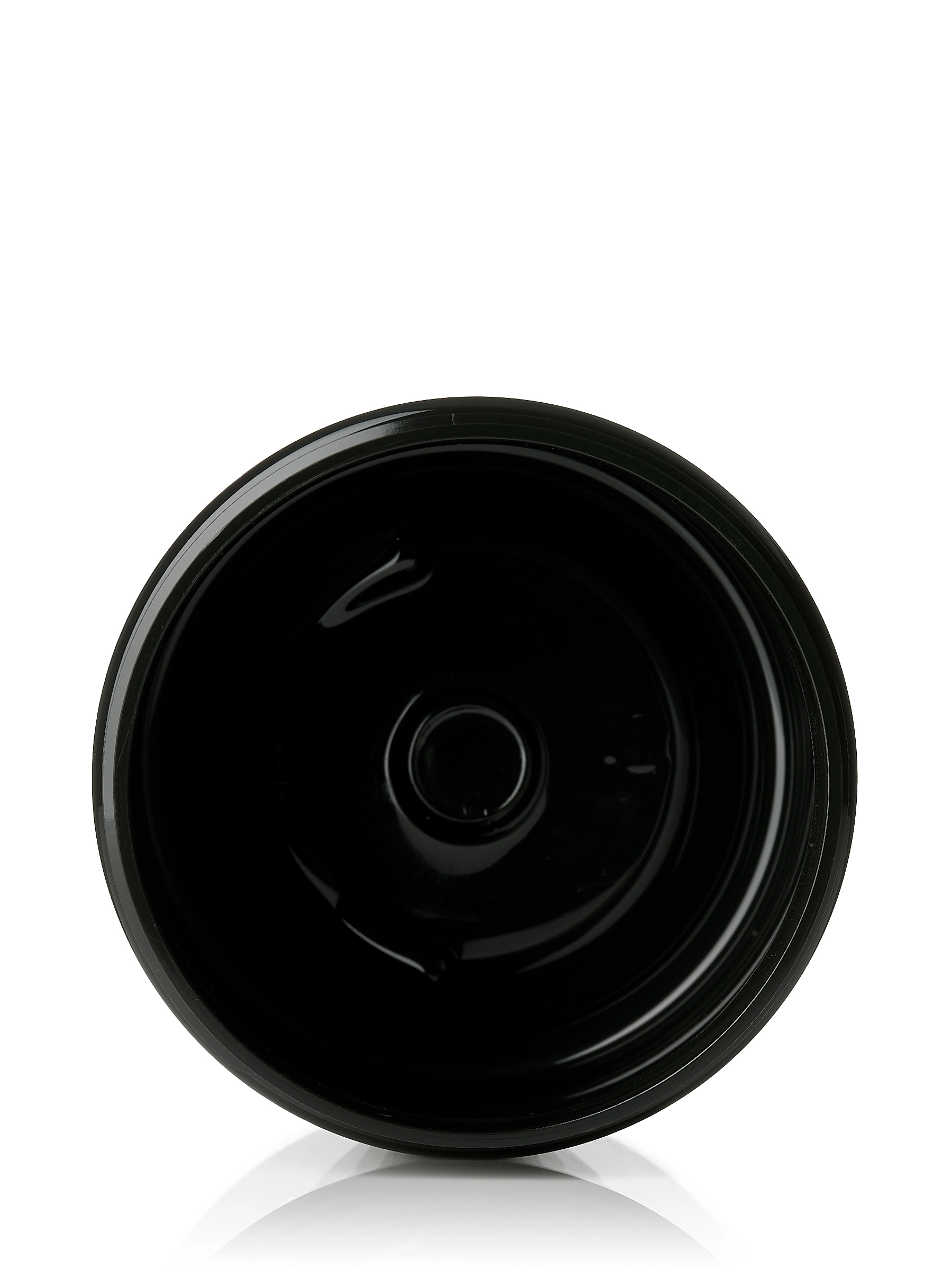 6 oz Black PET Plastic Single Wall Jar – J677BK
