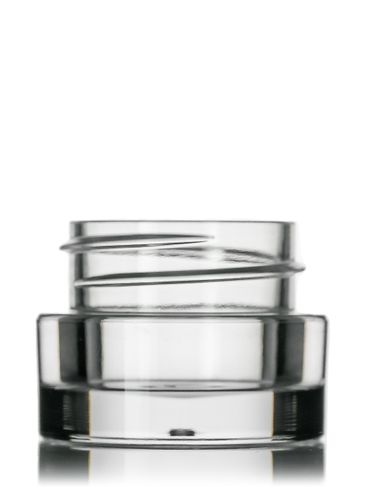 5 ml clear PET single wall jar with 30-400 neck finish