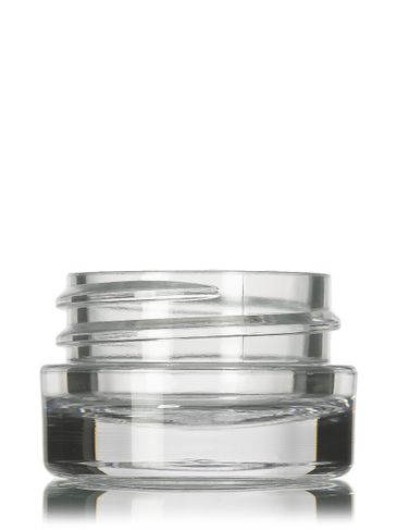 7 ml clear PET single wall jar with 33-400 neck finish