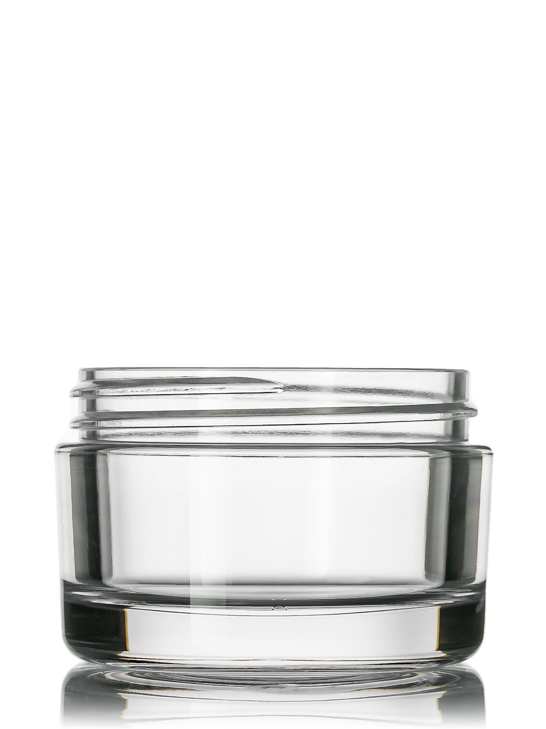 50 ml Clear PET Plastic Single Wall Jar – J797CL