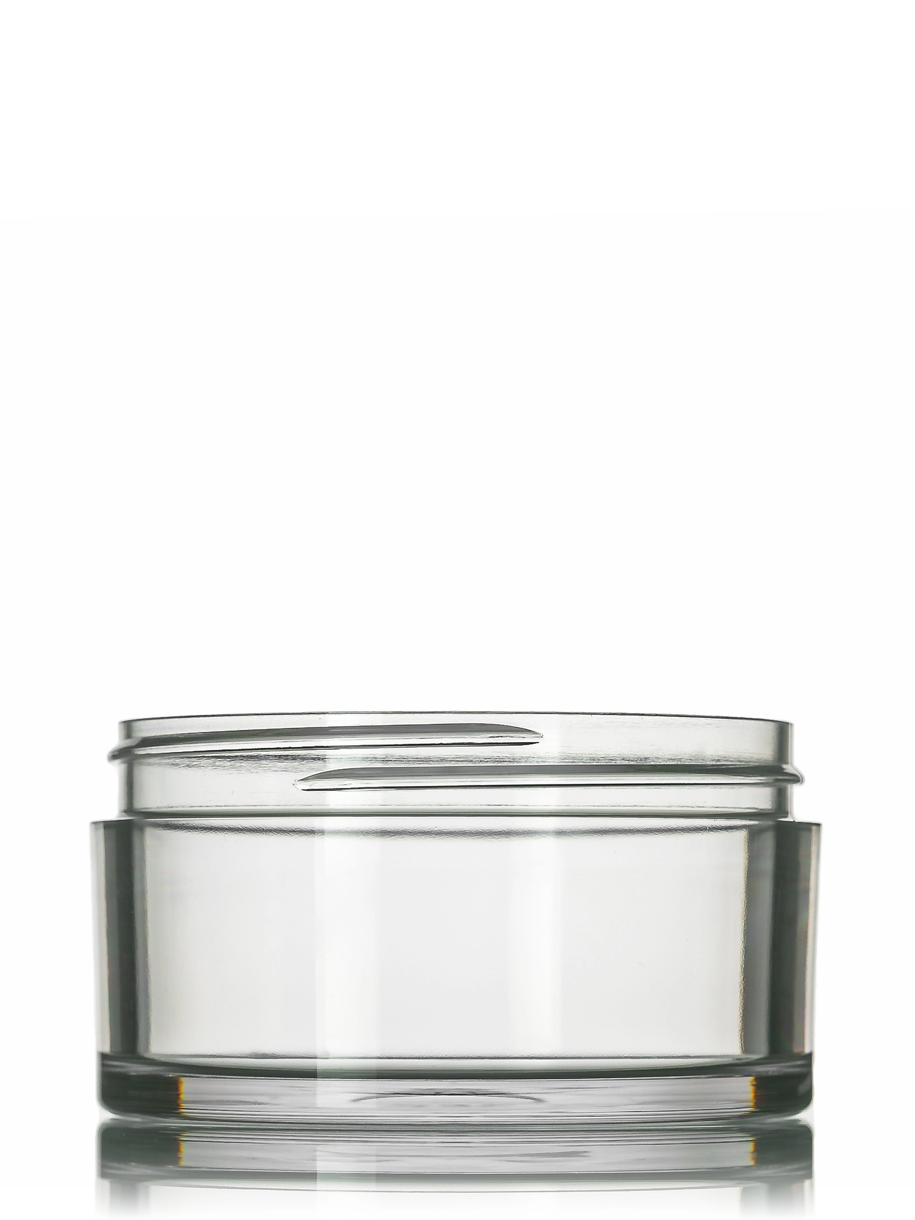 125 ml Clear PET Single Wall Jar – J802CL