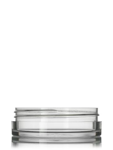 125 ml clear PET single wall jar with 89-400 neck finish