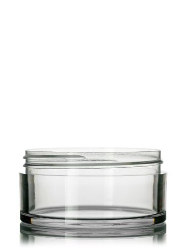 200 ml clear PET single wall jar with 89-400 neck finish