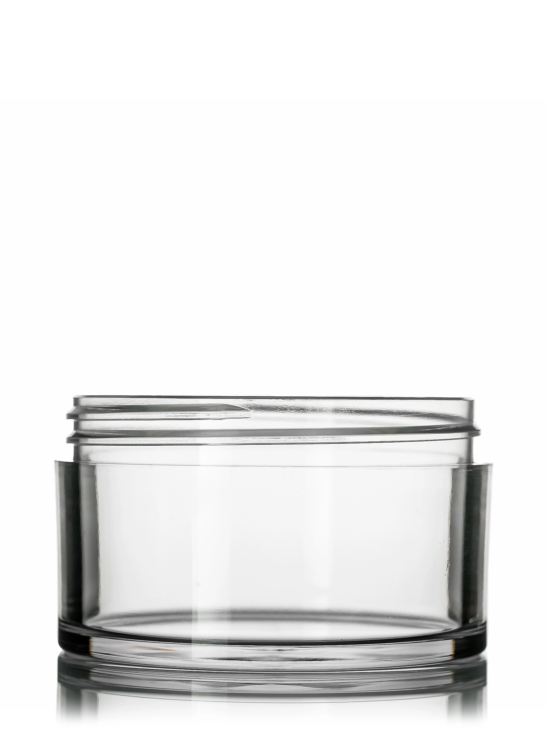 250 ml Clear PET Single Wall Jar – J813CL