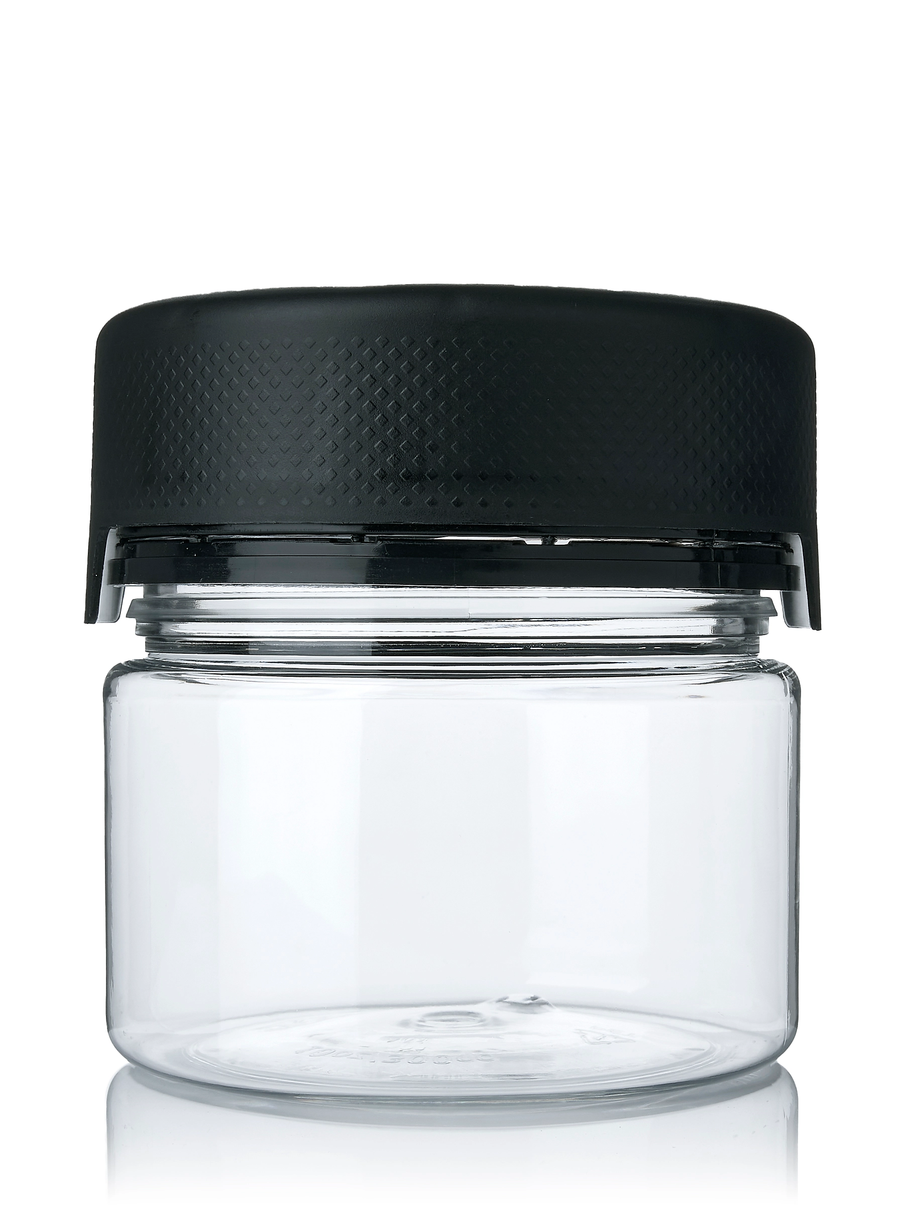 10 oz Clear PET Plastic Aviator XL Jar – J827CLBK