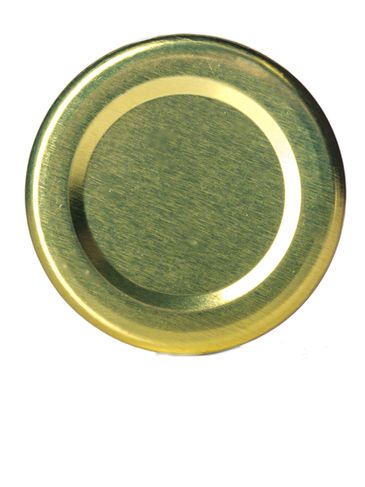 Gold metal 43TW lid with standard plastisol liner