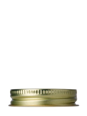 Gold metal 43-400 lid with standard plastisol liner