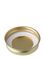 Gold metal 43-400 lid with standard plastisol liner