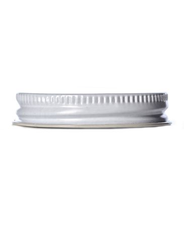 White metal 48-400 lid with standard plastisol liner
