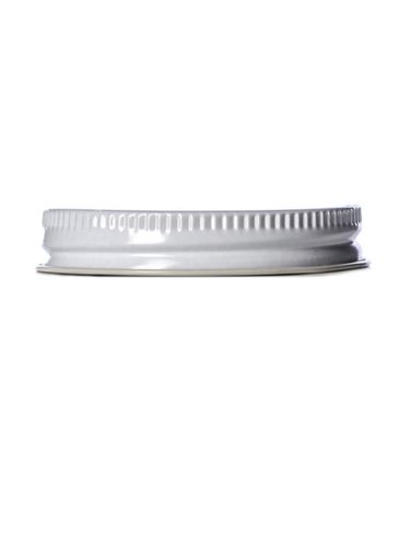 White metal 53-400 lid with standard plastisol liner