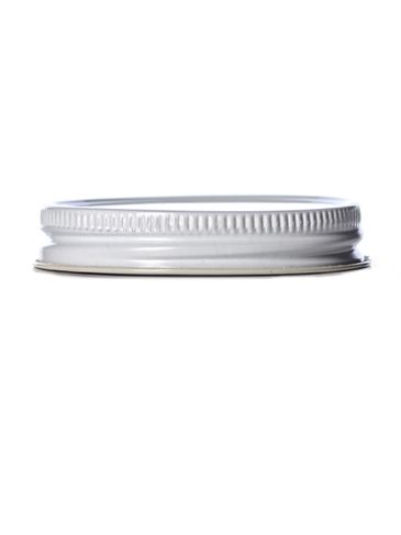 White metal 58-400 lid with standard plastisol liner