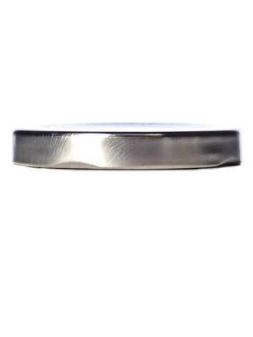 Silver metal 58TW lid with pasteurization-grade plastisol liner