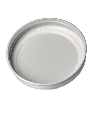 White metal 63-400 lid with standard plastisol liner