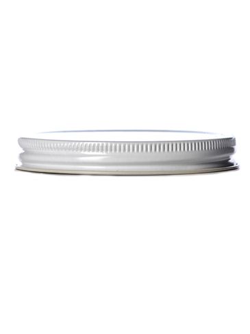 White metal 83-400 lid with standard plastisol liner