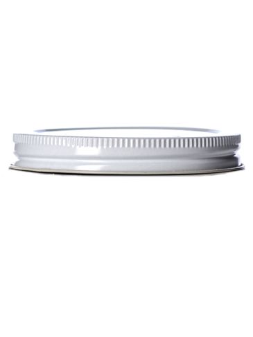 White metal 89-400 lid with standard plastisol liner