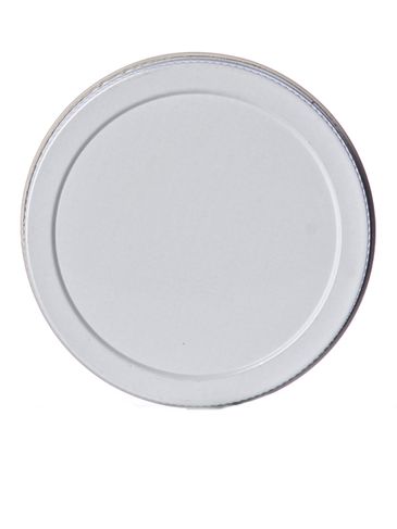 White metal 89-400 lid with standard plastisol liner