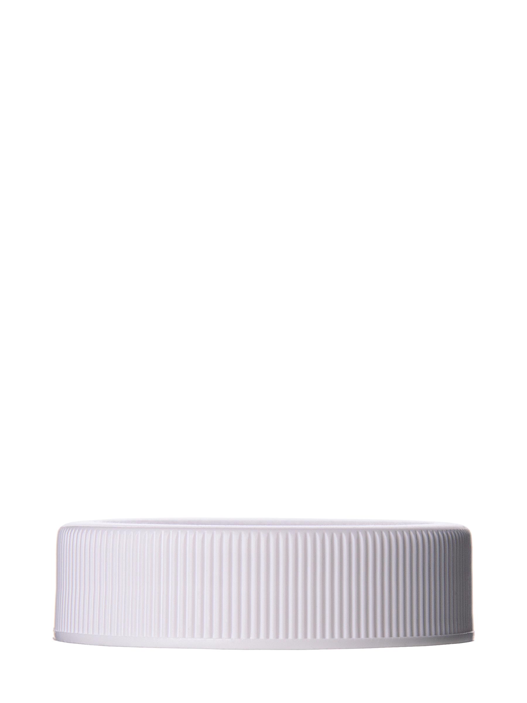White PP Plastic 38-400 Ribbed Skirt Lid – L049WHH8