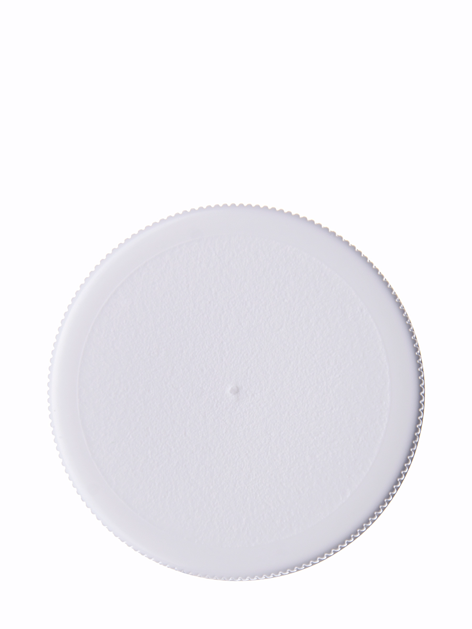 White PP Plastic 38-400 Ribbed Skirt Lid – L049WHH8